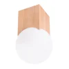 Hot MyMobel Sollux Lámpara de techo SOLIS madera natural N/A