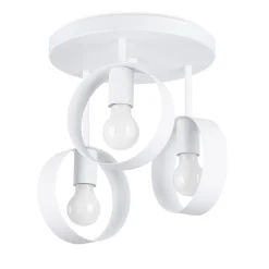 Discount MyMobel Sollux Lámpara de techo TITRAN 3 blanca