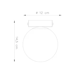 Outlet MyMobel Sollux Lámpara de techo YOLI 1 blanca