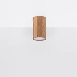 Clearance MyMobel Sollux Lámpara de techo ZEKE 10 roble