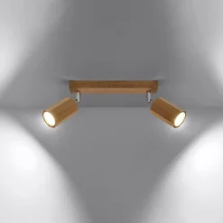 Hot MyMobel Sollux Lámpara de techo ZEKE 2 roble