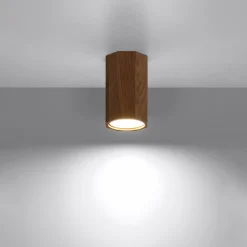 Clearance MyMobel Sollux Lámpara de techo ZEKE 10 roble