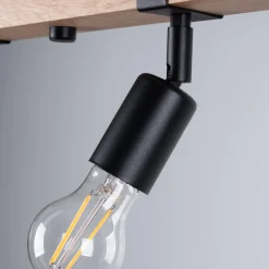 Best MyMobel Sollux Lámpara de techo ZUCA 4 negra