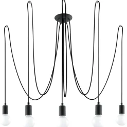 Sale MyMobel Sollux Lámpara EDISON 5 negra
