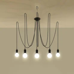 Sale MyMobel Sollux Lámpara EDISON 5 negra