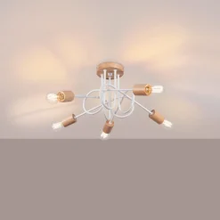 Best MyMobel Sollux Lámpara EMBER 5 blanca N/A