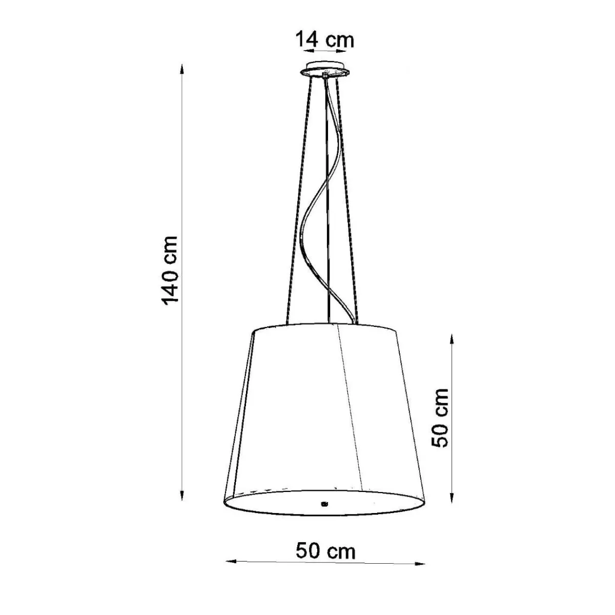 Fashion MyMobel Sollux Lámpara Geneve 50 blanca
