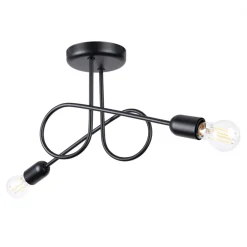 Sale MyMobel Sollux Lámpara LOOP 2 negra N/A