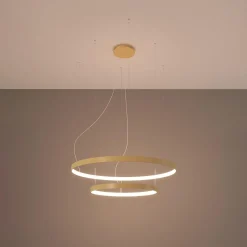 New MyMobel Sollux Lámpara RIO 2 55/78 dorada LED 3000K 3000K