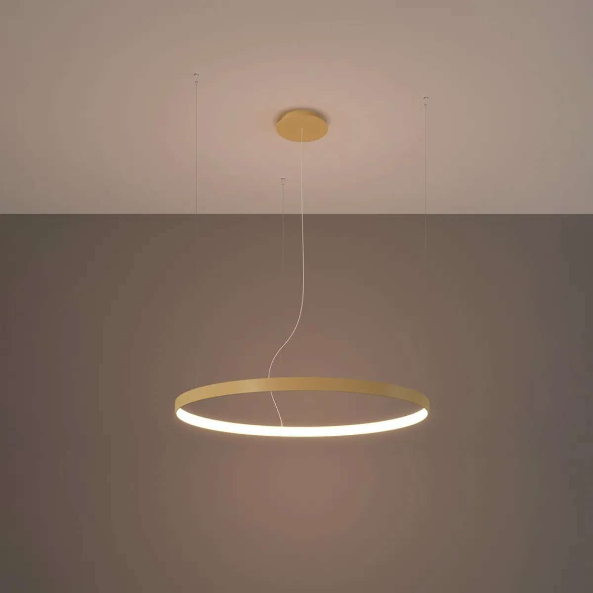 Best MyMobel Sollux Lámpara RIO 78 LED dorada 3000K 3000K
