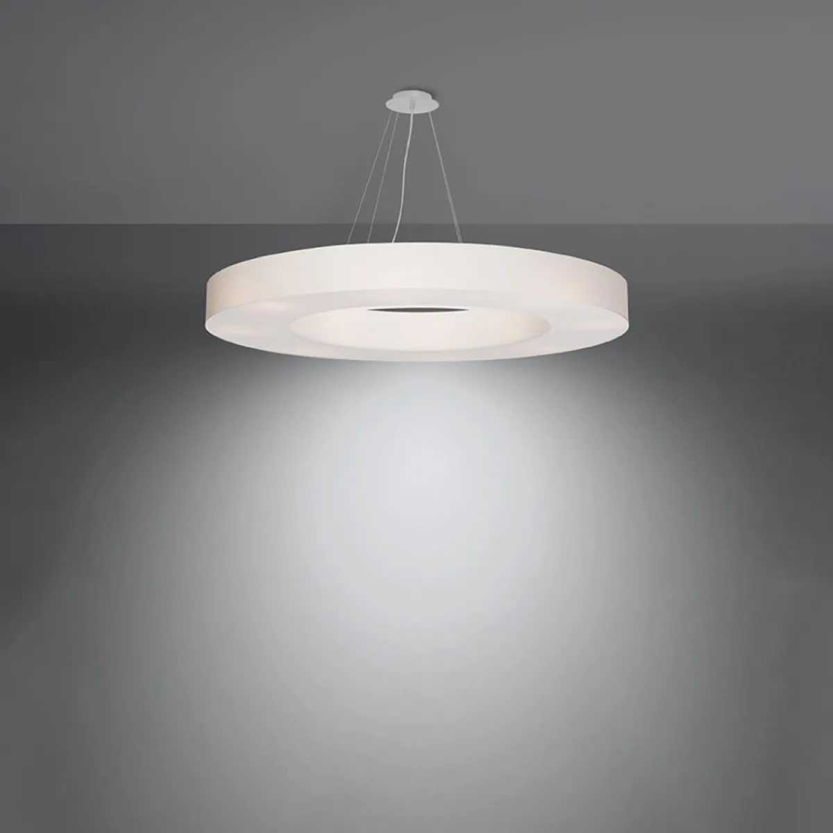 New MyMobel Sollux Lámpara SATURNO SLIM 90 blanca
