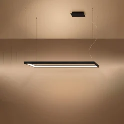 Clearance MyMobel Sollux Lámpara TUULA L negra 3000K 3000K