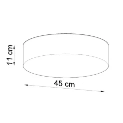 Sale MyMobel Sollux Plafón ARENA 45 blanco
