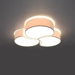 Fashion MyMobel Sollux Plafón CIRCLE 3B blanco