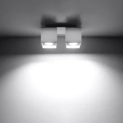 Online MyMobel Sollux Plafón QUAD 2 blanco