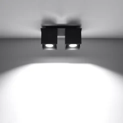 Best MyMobel Sollux Plafón QUAD 2 negro
