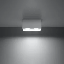 Best MyMobel Sollux Plafón QUAD blanco