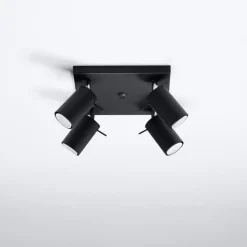 Online MyMobel Sollux Plafón RING 4 negro