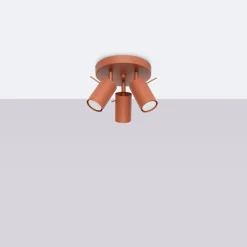 Discount MyMobel Sollux Plafón RING 3P rojo ocre N/A