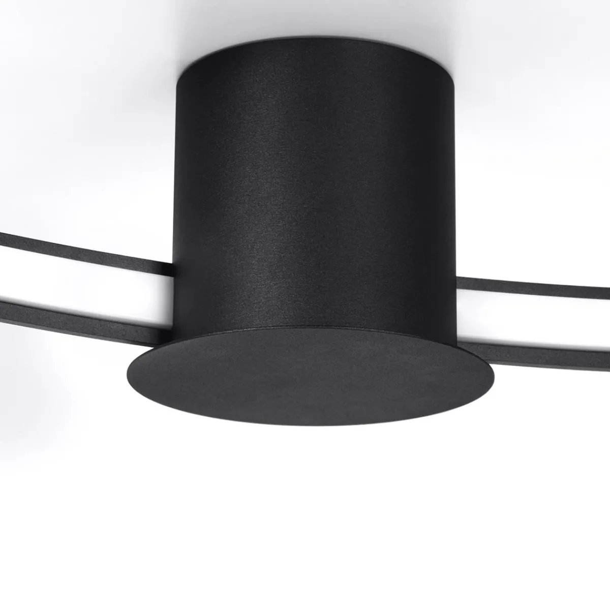 Best MyMobel Sollux Plafón RIO 55 negro 3000K 3000K