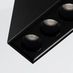 Clearance MyMobel Sollux Plafón SOLE negro LED 4000K
