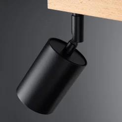 Best MyMobel Sollux Plafón VERDO 3L negro