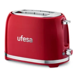 New MyMobel TOSTADOR UFESA 71305516 CLASSIC PINUP RED PAN MOLDE ROJO