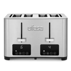 Best MyMobel TOSTADOR UFESA 71305539 QUARTET DELUX 1500W PAN MOLDE 4RAN INOX