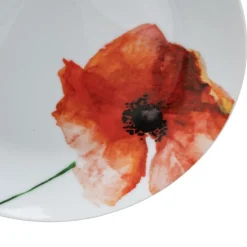 Discount MyMobel Vajilla 18 piezas amapola porcelana 1 cm