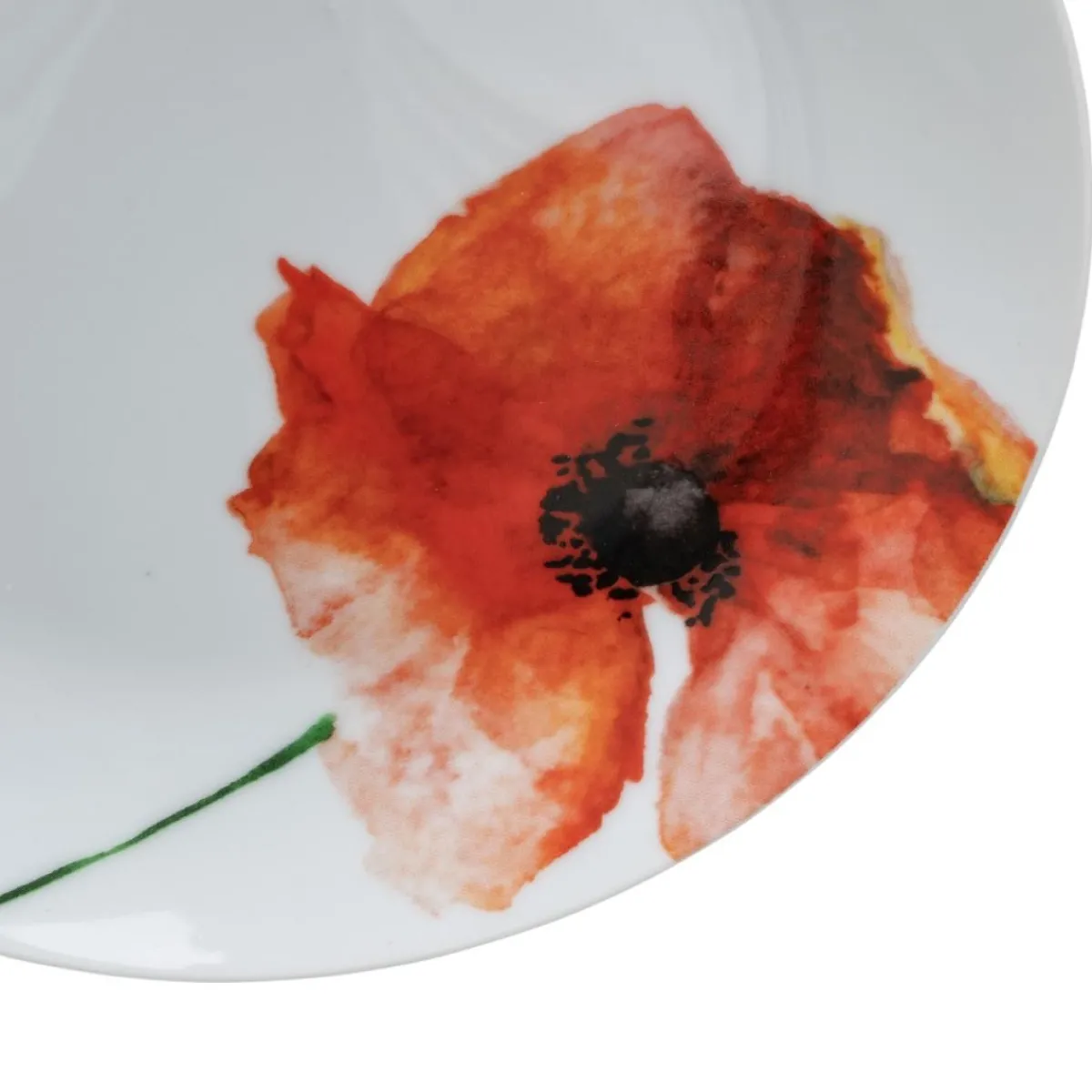 Discount MyMobel Vajilla 18 piezas amapola porcelana 1 cm