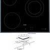 Outlet MyMobel VITROCERAMICA AEG HK623021FB 3F.ZONA 27CM BIS 5700W