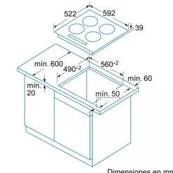 Hot MyMobel VITROCERAMICA BALAY 3EB714LR 3F Z.23CM BISEL 5700W 60CM NGA