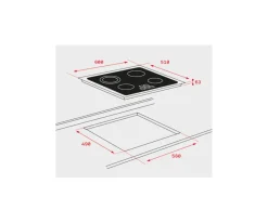 Outlet MyMobel VITROCERAMICA TEKA TZ6415 4F Z.21CM 6300W 60CM NGA 40239040